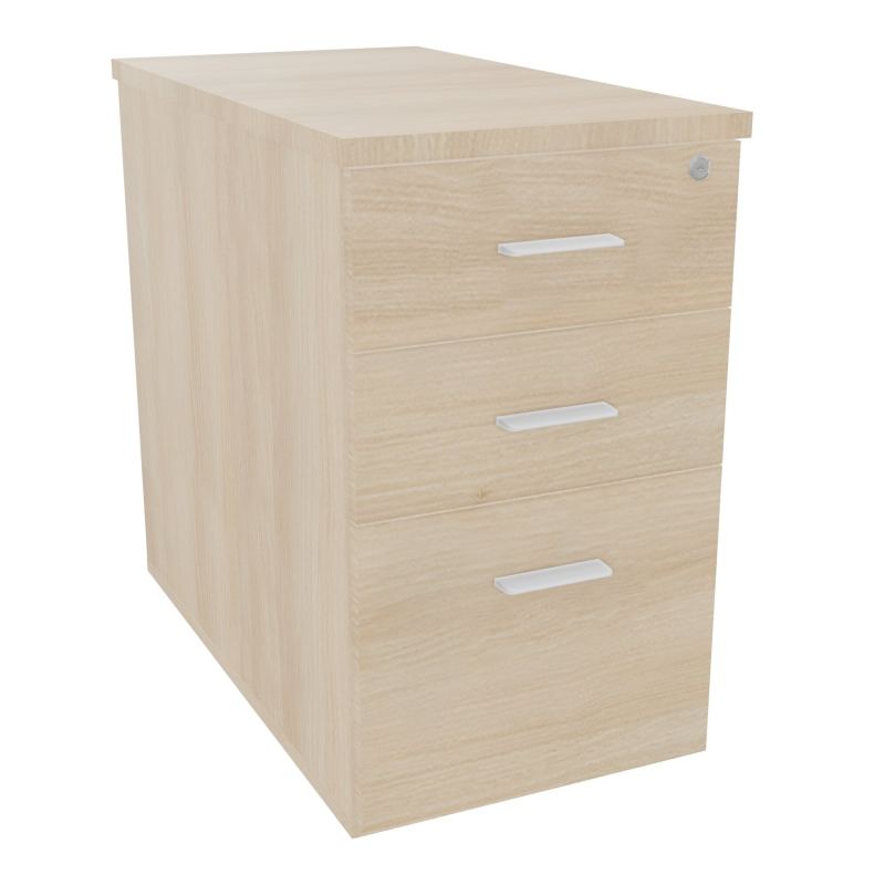 EXTENSION SUR CAISSON HAUTEUR P80XL43,2 cm - 3 TIROIRS DONT 1DS TOP EP25MM RZ RZ SO