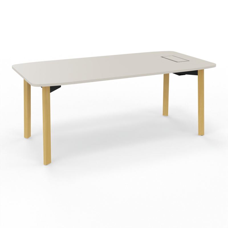 KARL BUREAU RECT L180XP90 TRAPPE DROITE OU GAUCHE PIED BOIS
