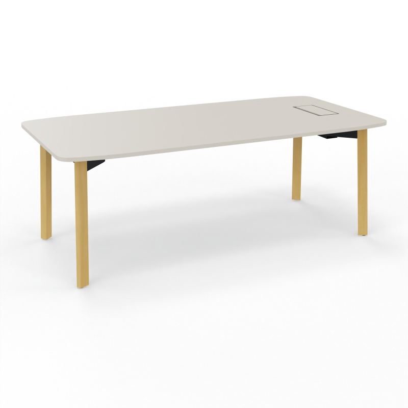 KARL BUREAU RECT L200XP100 TRAPPE DROITE OU GAUCHE PIED BOIS