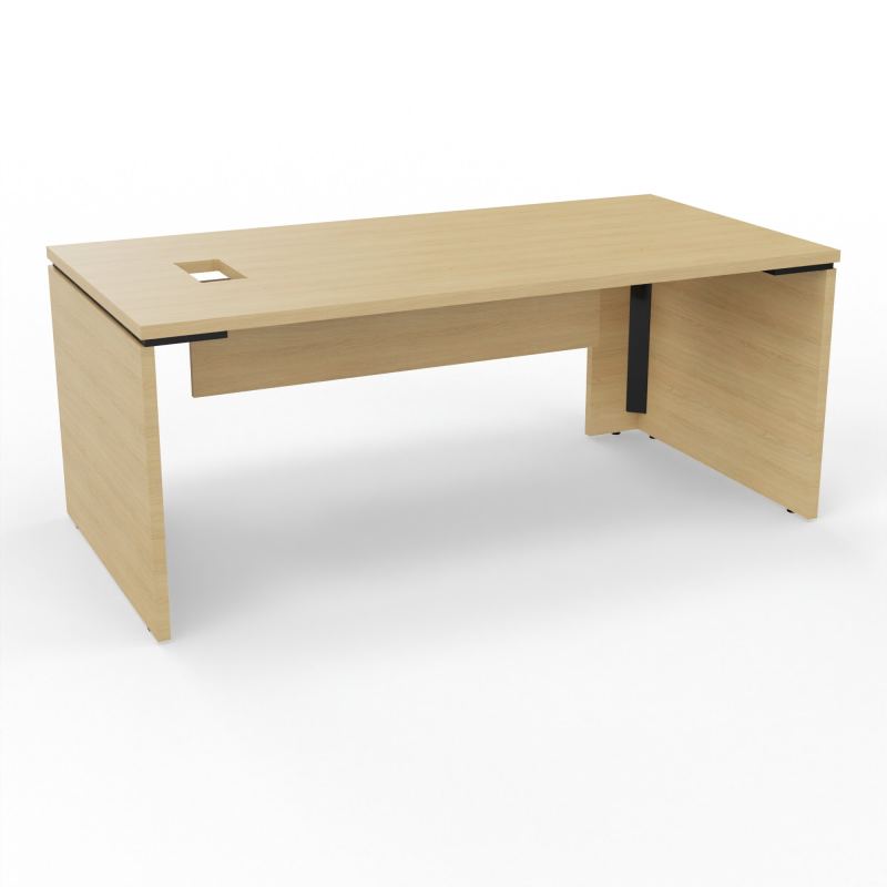 KARA BUREAU RECT. P90X180 DECOUPE TRAPPE+ PREPERCE OBT + GOULOTTE L120