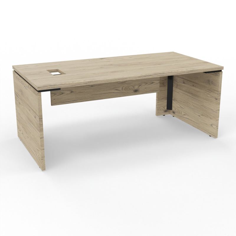 KARA BUREAU RECT. P90X180 DECOUPE TRAPPE+ PREPERCE OBT + GOULOTTE L120
