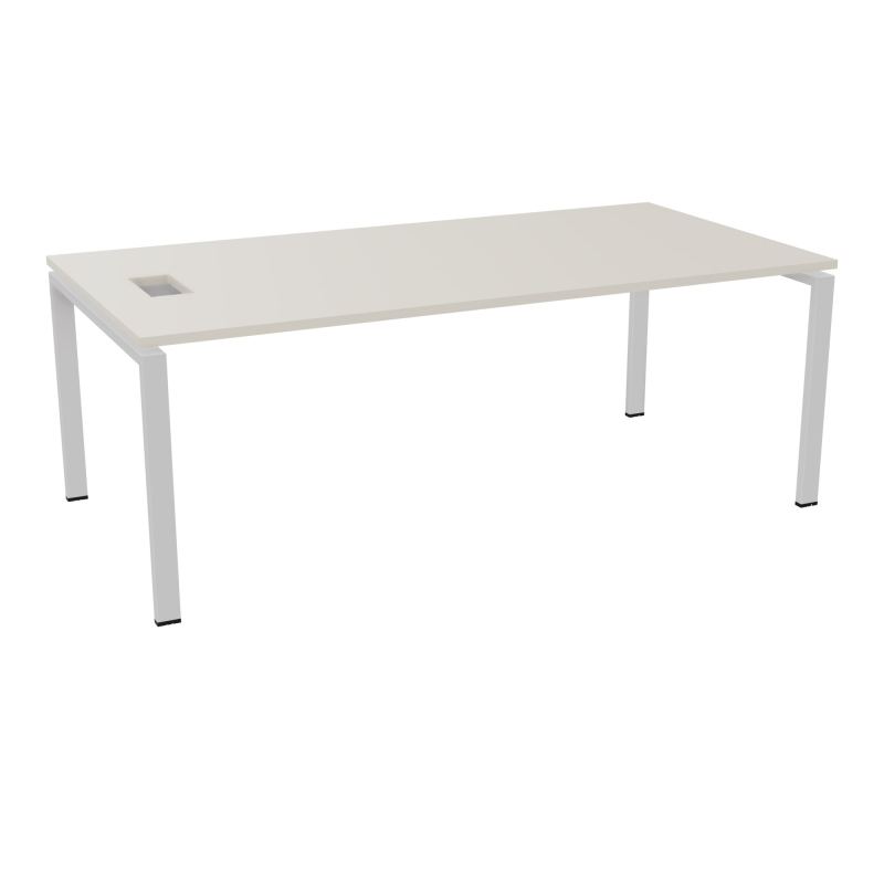 RIO BUREAU RECT. L200XP100CMPERCE TRAPPE LATERALE + GOULOTTEL30  N5 SD
