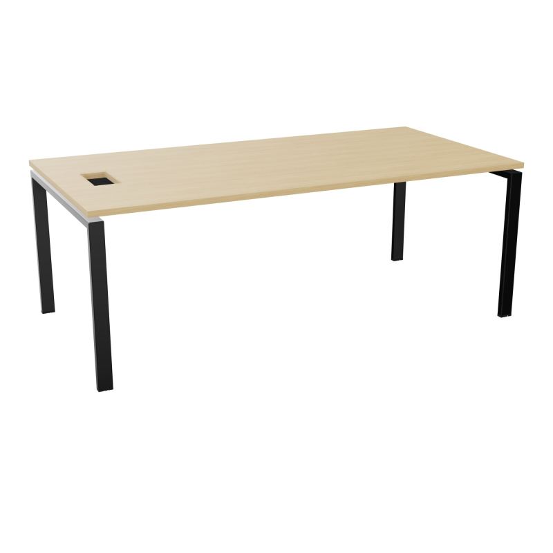 RIO BUREAU RECT. L200XP100CMPERCE TRAPPE LATERALE + GOULOTTEL30  R1 SG