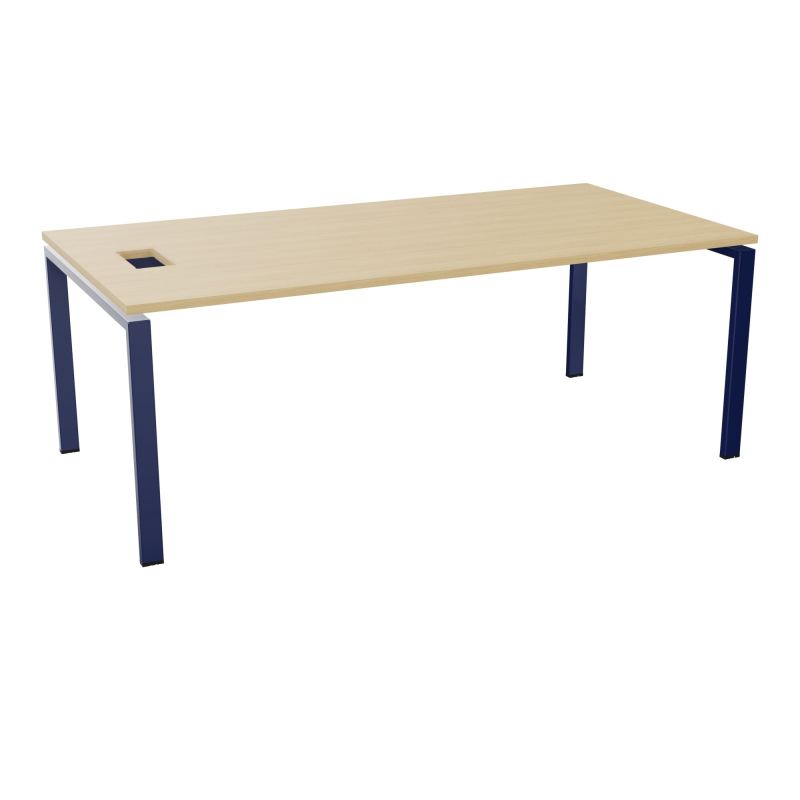 RIO BUREAU RECT. L200XP100CMPERCE TRAPPE LATERALE + GOULOTTEL30  R1 X4