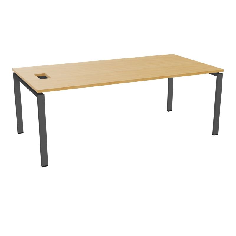RIO BUREAU RECT. L200XP100CMPERCE TRAPPE LATERALE + GOULOTTEL30  R5 SC