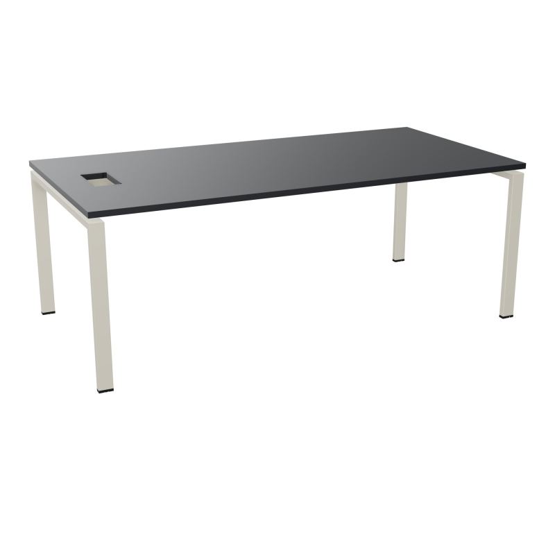 RIO BUREAU RECT. L200XP100CMPERCE TRAPPE LATERALE + GOULOTTEL30  R9 ZC