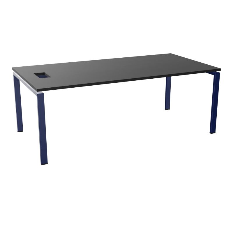 RIO BUREAU RECT. L200XP100CMPERCE TRAPPE LATERALE + GOULOTTEL30  RK X4