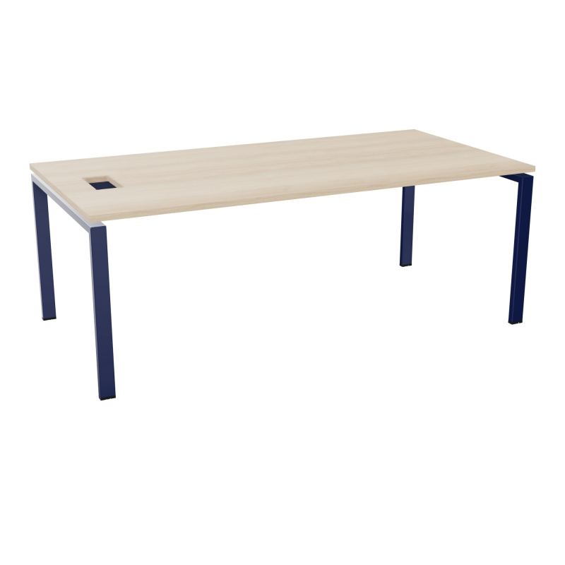RIO BUREAU RECT. L200XP100CMPERCE TRAPPE LATERALE + GOULOTTEL30  RZ X4