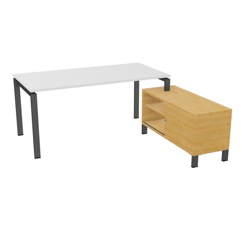 RIO BUREAU RECT. 178X168 PL 160X80 OBT + RET PORT A DROITE SIMPLE ACCES  MG SC R5