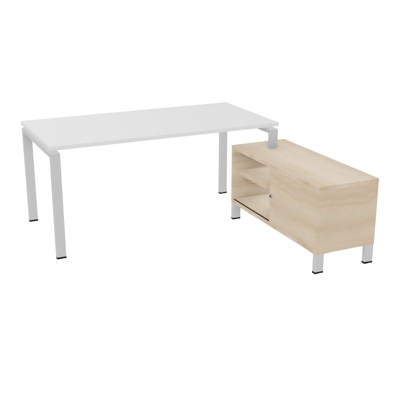 RIO BUREAU RECT. 178X168 PL 160X80 OBT + RET PORT A DROITE SIMPLE ACCES  MG SD RZ