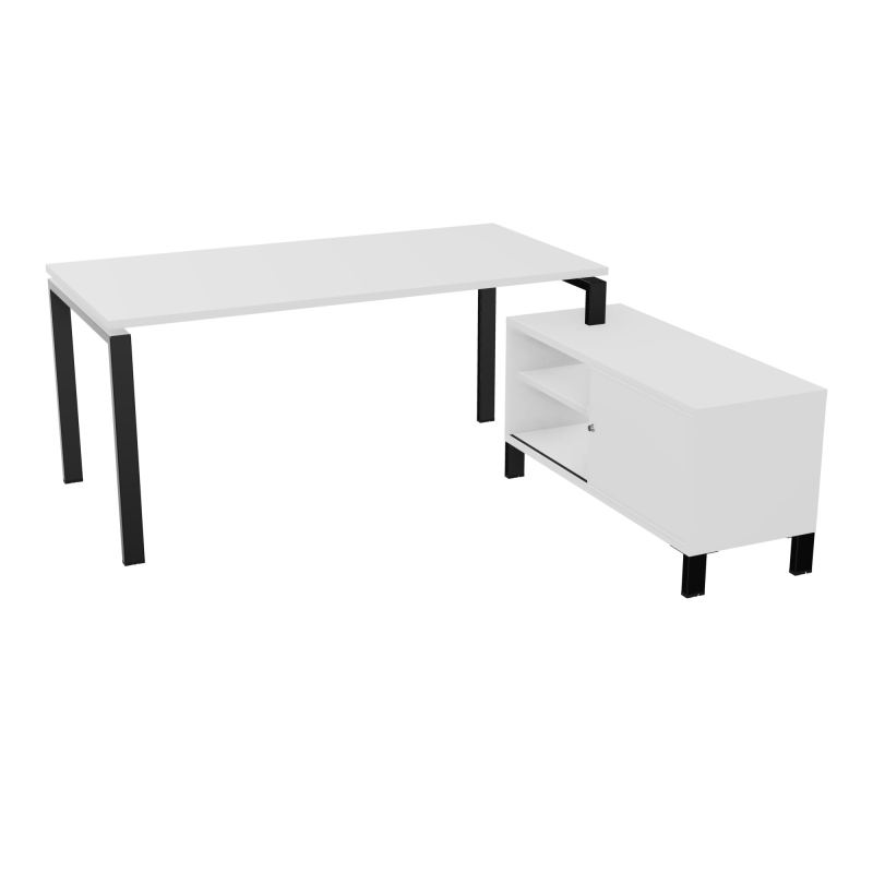 RIO BUREAU RECT. 178X168 PL 160X80 OBT + RET PORT A DROITE SIMPLE ACCES  MG SG MG