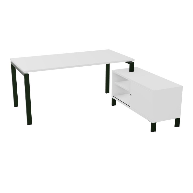 RIO BUREAU RECT. 178X168 PL 160X80 OBT + RET PORT A DROITE SIMPLE ACCES  MG ST MG