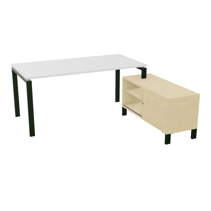 RIO BUREAU RECT. 178X168 PL 160X80 OBT + RET PORT A DROITE SIMPLE ACCES  MG ST N8