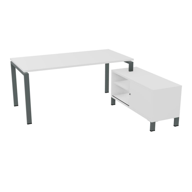 RIO BUREAU RECT. 178X168 PL 160X80 OBT + RET PORT A DROITE SIMPLE ACCES  MG SU MG