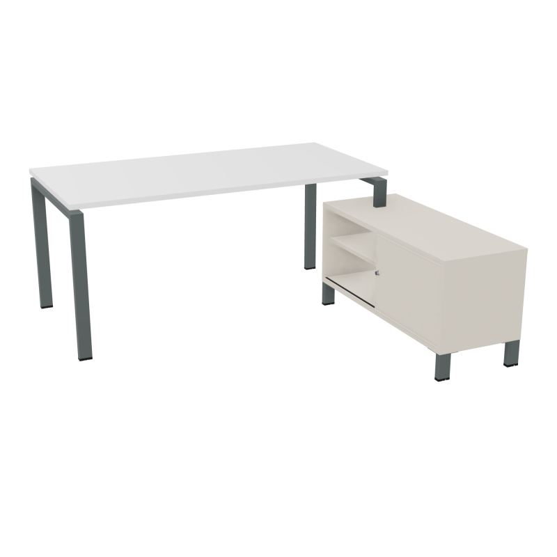RIO BUREAU RECT. 178X168 PL 160X80 OBT + RET PORT A DROITE SIMPLE ACCES  MG SU N5