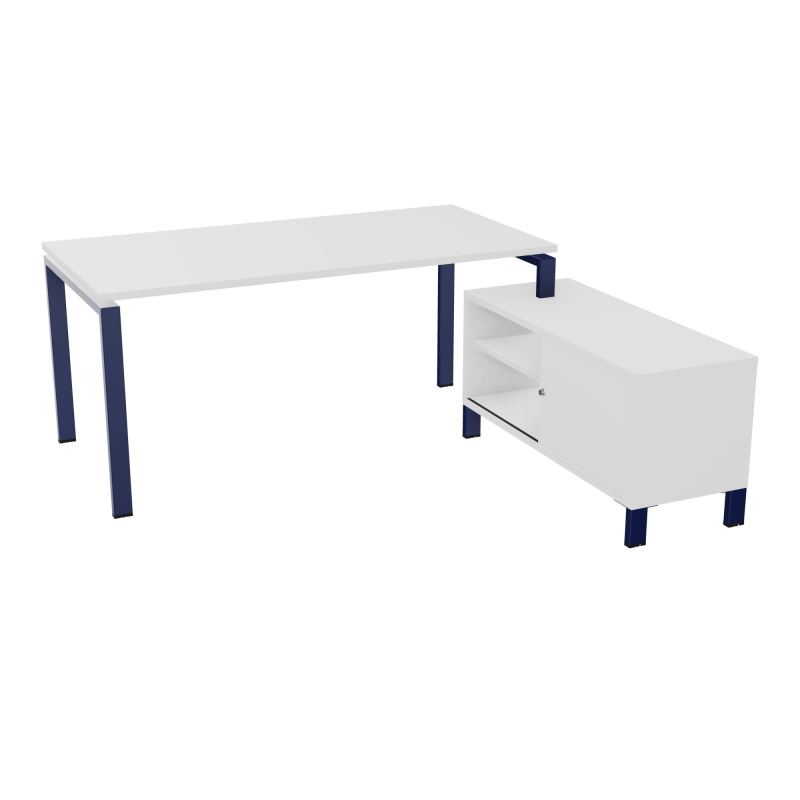 RIO BUREAU RECT. 178X168 PL 160X80 OBT + RET PORT A DROITE SIMPLE ACCES  MG X4 MG