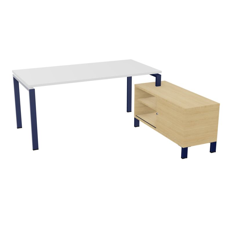 RIO BUREAU RECT. 178X168 PL 160X80 OBT + RET PORT A DROITE SIMPLE ACCES  MG X4 R1