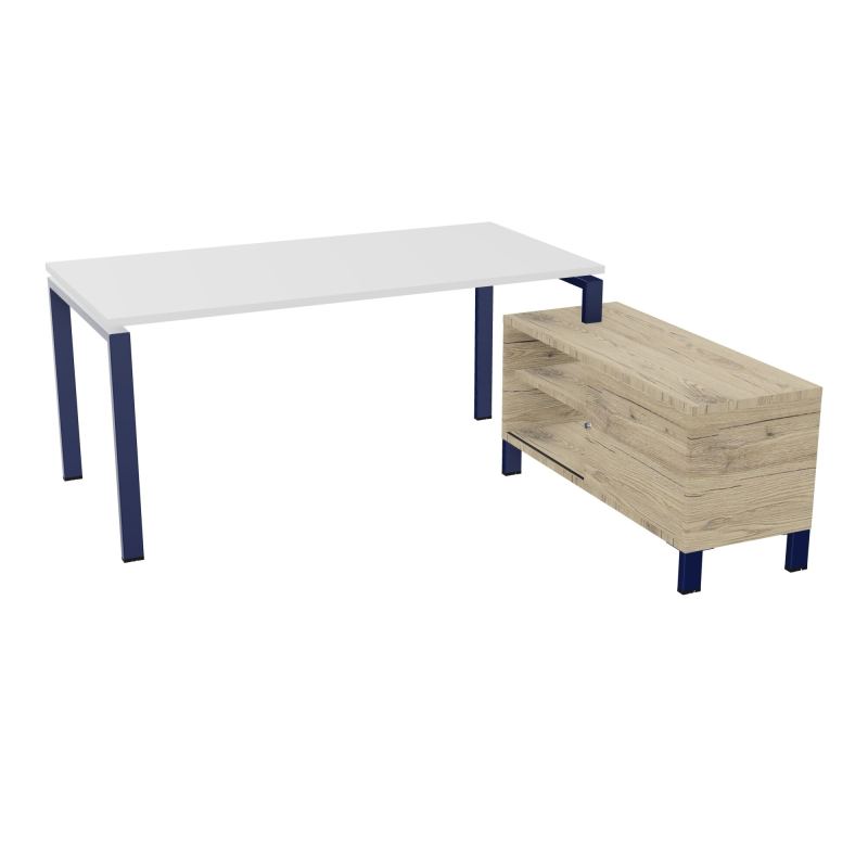 RIO BUREAU RECT. 178X168 PL 160X80 OBT + RET PORT A DROITE SIMPLE ACCES  MG X4 R3