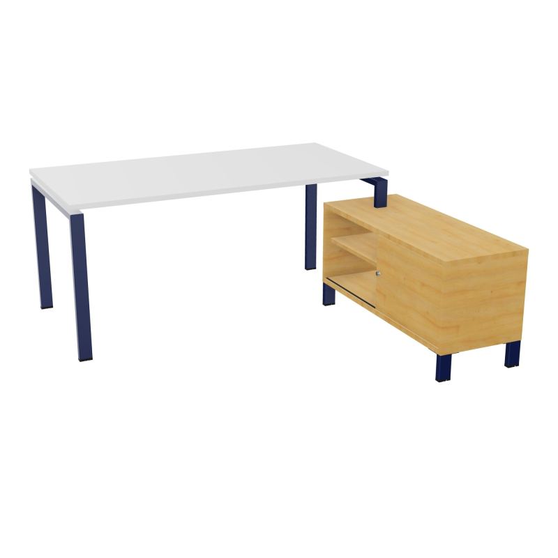 RIO BUREAU RECT. 178X168 PL 160X80 OBT + RET PORT A DROITE SIMPLE ACCES  MG X4 R5