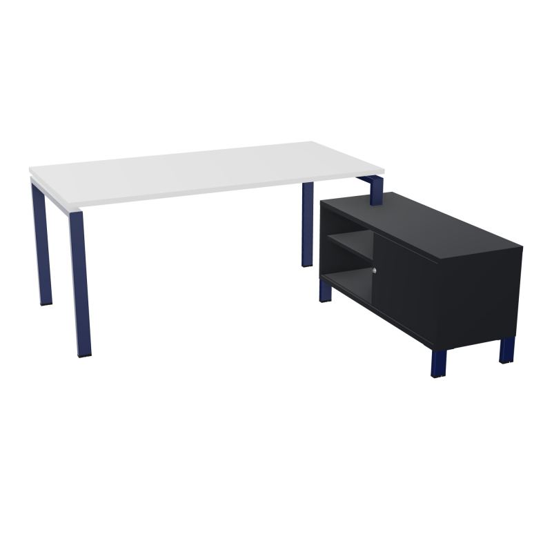 RIO BUREAU RECT. 178X168 PL 160X80 OBT + RET PORT A DROITE SIMPLE ACCES  MG X4 R9