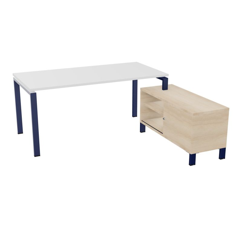 RIO BUREAU RECT. 178X168 PL 160X80 OBT + RET PORT A DROITE SIMPLE ACCES  MG X4 RZ