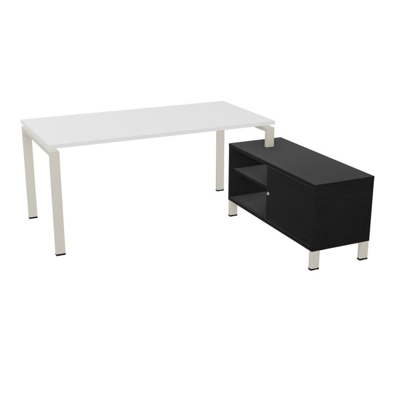 RIO BUREAU RECT. 178X168 PL 160X80 OBT + RET PORT A DROITE SIMPLE ACCES  MG ZC RK