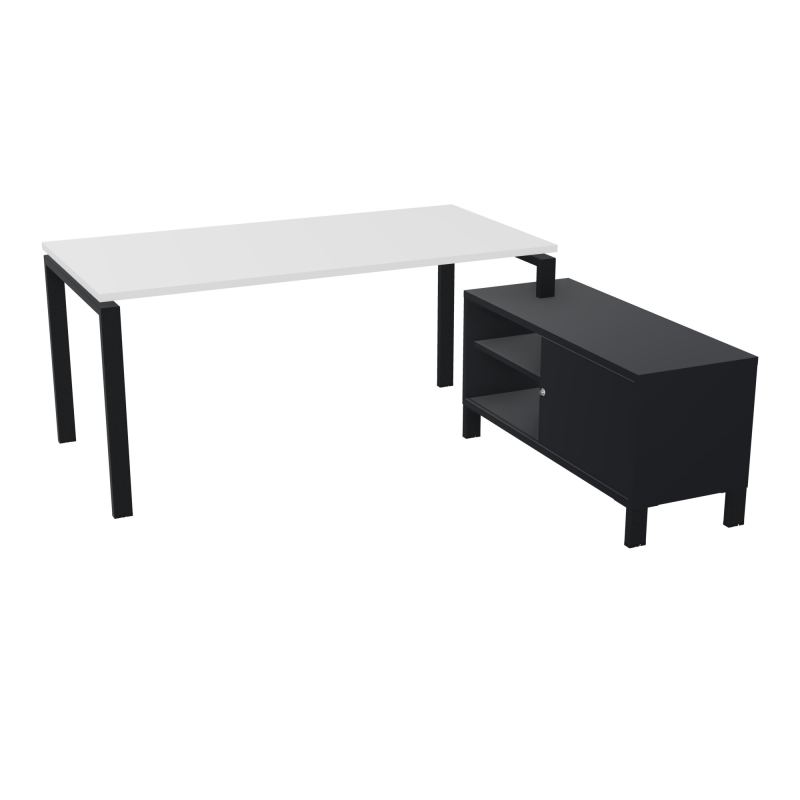 RIO BUREAU RECT. 178X168 PL 160X80 OBT + RET PORT A DROITE SIMPLE ACCES  MG ZP R9
