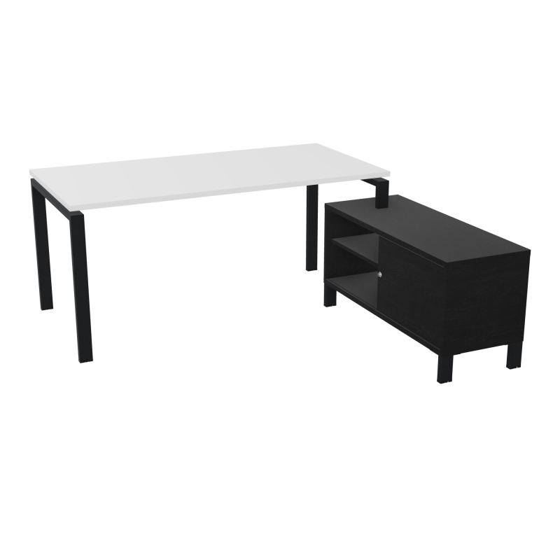 RIO BUREAU RECT. 178X168 PL 160X80 OBT + RET PORT A DROITE SIMPLE ACCES  MG ZP RK