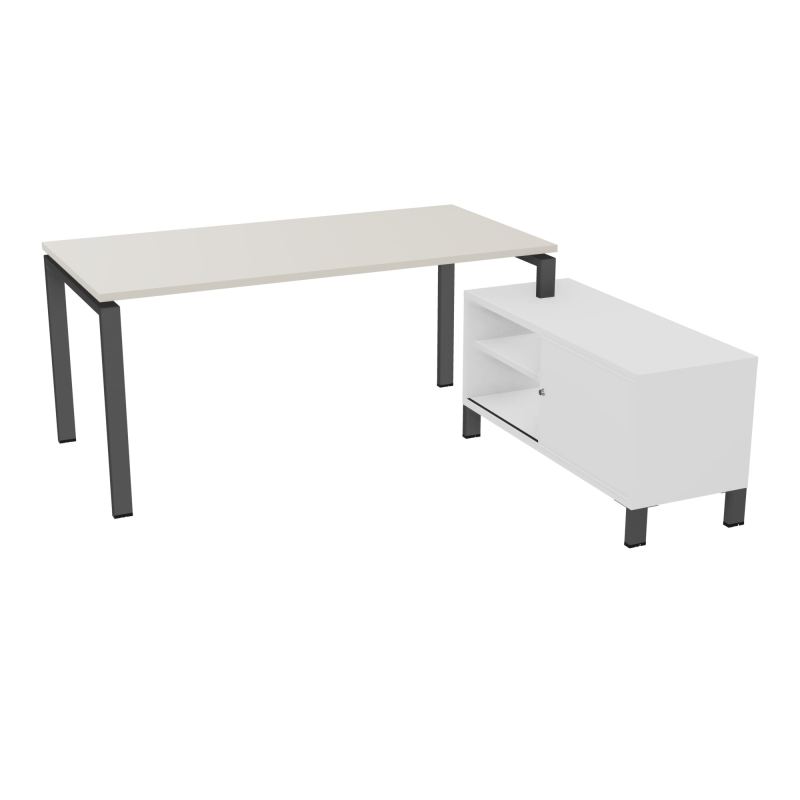 RIO BUREAU RECT. 178X168 PL 160X80 OBT + RET PORT A DROITE SIMPLE ACCES  N5 SC MG