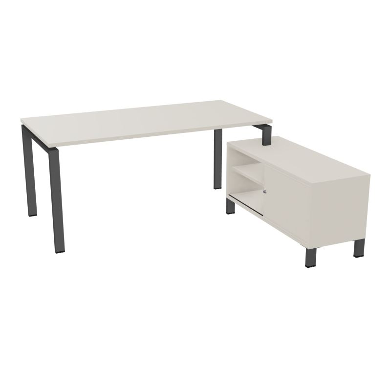 RIO BUREAU RECT. 178X168 PL 160X80 OBT + RET PORT A DROITE SIMPLE ACCES  N5 SC N5