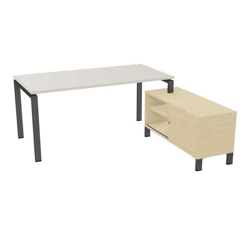 RIO BUREAU RECT. 178X168 PL 160X80 OBT + RET PORT A DROITE SIMPLE ACCES  N5 SC N8