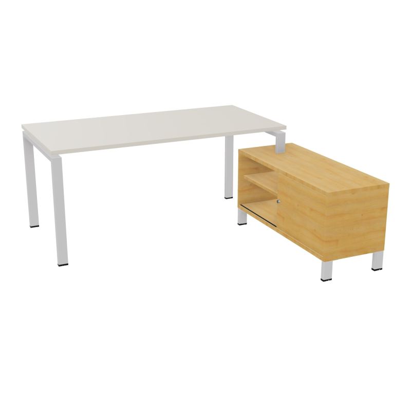 RIO BUREAU RECT. 178X168 PL 160X80 OBT + RET PORT A DROITE SIMPLE ACCES  N5 SD R5