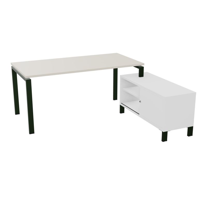 RIO BUREAU RECT. 178X168 PL 160X80 OBT + RET PORT A DROITE SIMPLE ACCES  N5 ST MG