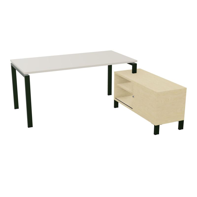 RIO BUREAU RECT. 178X168 PL 160X80 OBT + RET PORT A DROITE SIMPLE ACCES  N5 ST N8