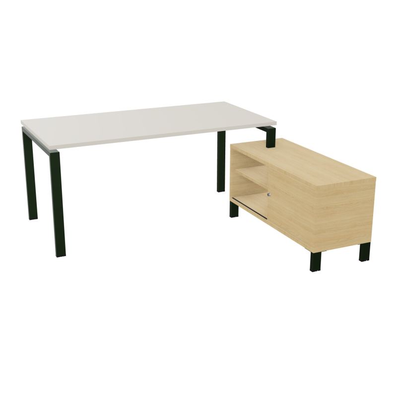 RIO BUREAU RECT. 178X168 PL 160X80 OBT + RET PORT A DROITE SIMPLE ACCES  N5 ST R1