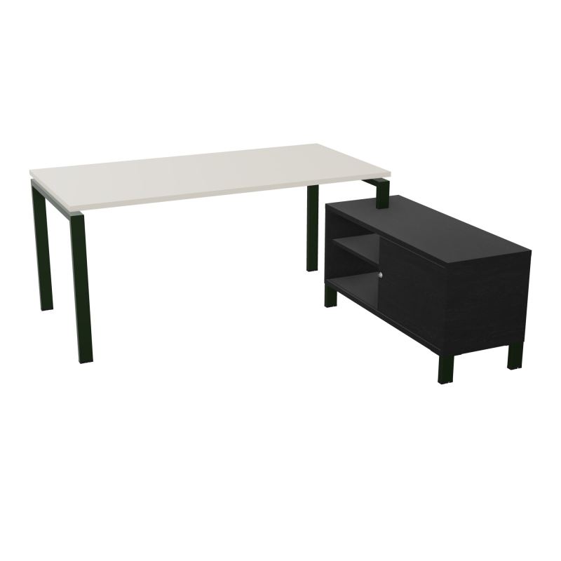 RIO BUREAU RECT. 178X168 PL 160X80 OBT + RET PORT A DROITE SIMPLE ACCES  N5 ST RK