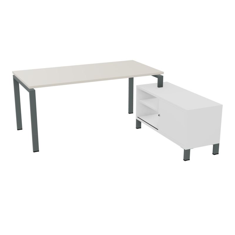 RIO BUREAU RECT. 178X168 PL 160X80 OBT + RET PORT A DROITE SIMPLE ACCES  N5 SU MG