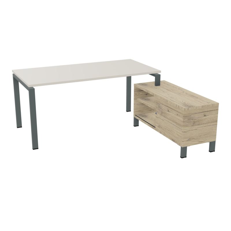 RIO BUREAU RECT. 178X168 PL 160X80 OBT + RET PORT A DROITE SIMPLE ACCES  N5 SU R3
