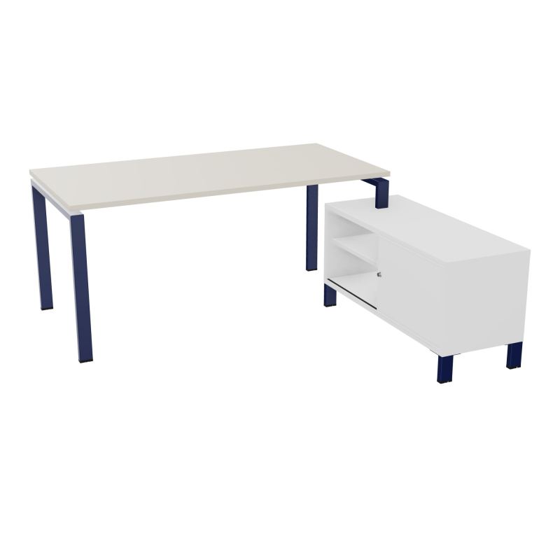 RIO BUREAU RECT. 178X168 PL 160X80 OBT + RET PORT A DROITE SIMPLE ACCES  N5 X4 MG