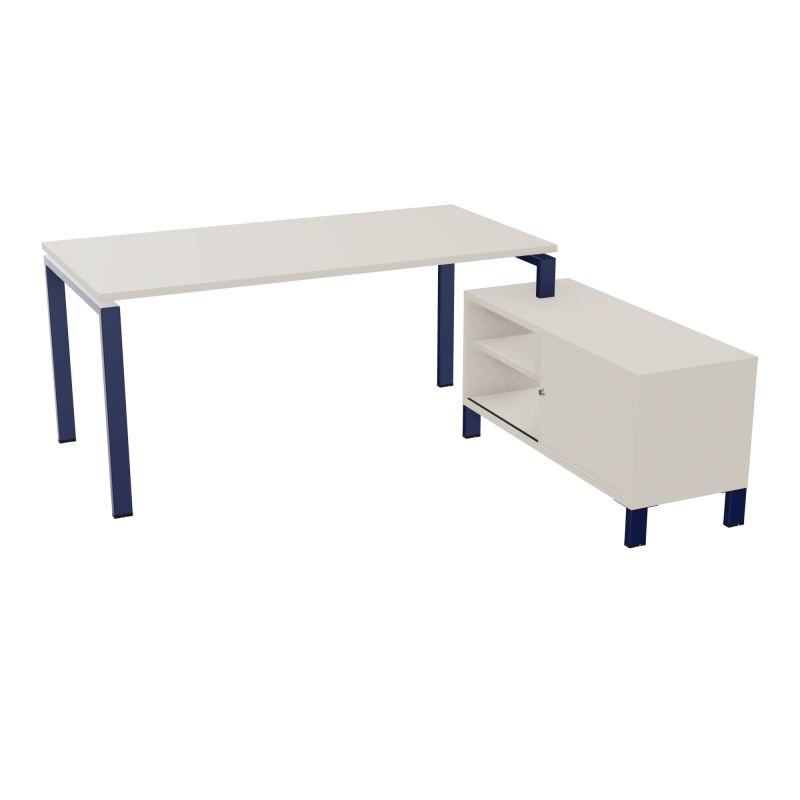RIO BUREAU RECT. 178X168 PL 160X80 OBT + RET PORT A DROITE SIMPLE ACCES  N5 X4 N5