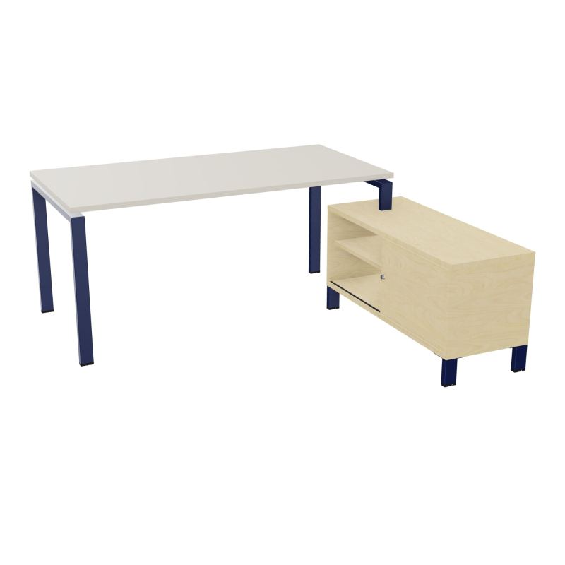RIO BUREAU RECT. 178X168 PL 160X80 OBT + RET PORT A DROITE SIMPLE ACCES  N5 X4 N8