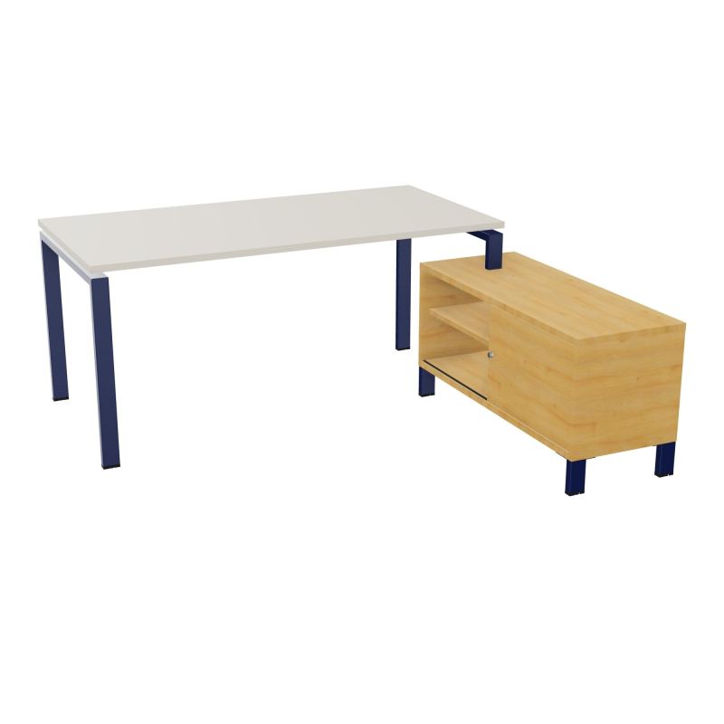 RIO BUREAU RECT. 178X168 PL 160X80 OBT + RET PORT A DROITE SIMPLE ACCES  N5 X4 R5