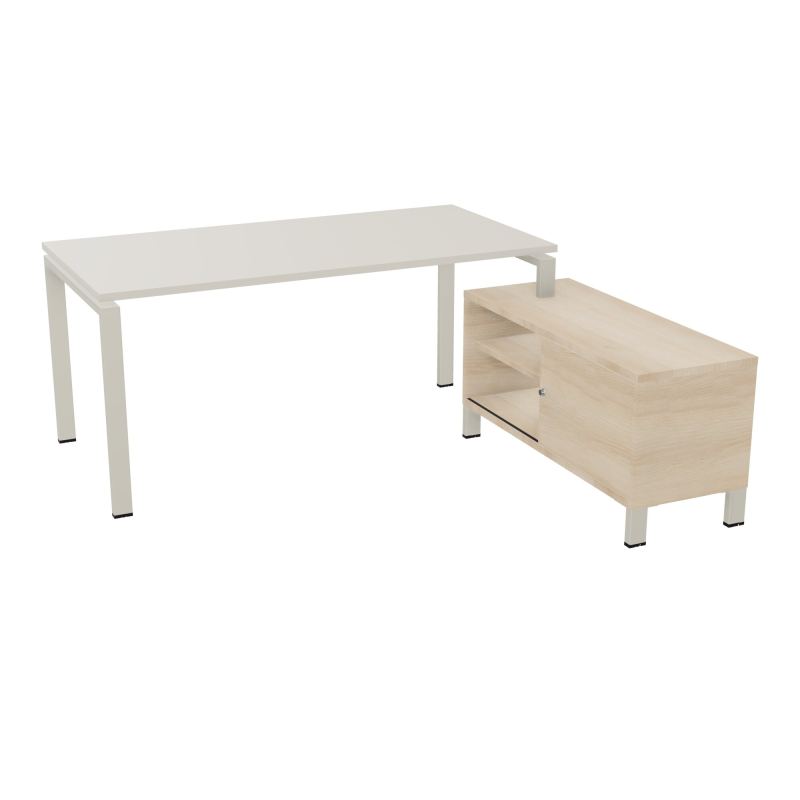 RIO BUREAU RECT. 178X168 PL 160X80 OBT + RET PORT A DROITE SIMPLE ACCES  N5 ZC RZ