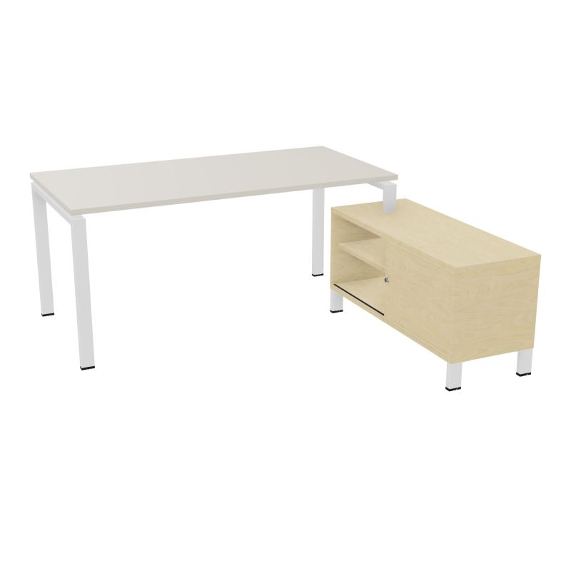 RIO BUREAU RECT. 178X168 PL 160X80 OBT + RET PORT A DROITE SIMPLE ACCES  N5 ZO N8