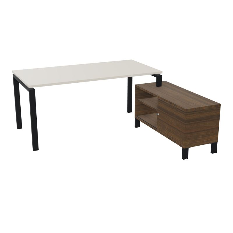 RIO BUREAU RECT. 178X168 PL 160X80 OBT + RET PORT A DROITE SIMPLE ACCES  N5 ZP N6