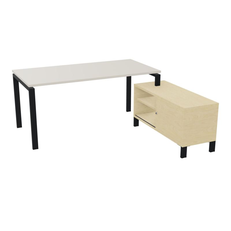 RIO BUREAU RECT. 178X168 PL 160X80 OBT + RET PORT A DROITE SIMPLE ACCES  N5 ZP N8