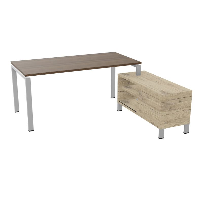 RIO BUREAU RECT. 178X168 PL 160X80 OBT + RET PORT A DROITE SIMPLE ACCES  N6 SA R3