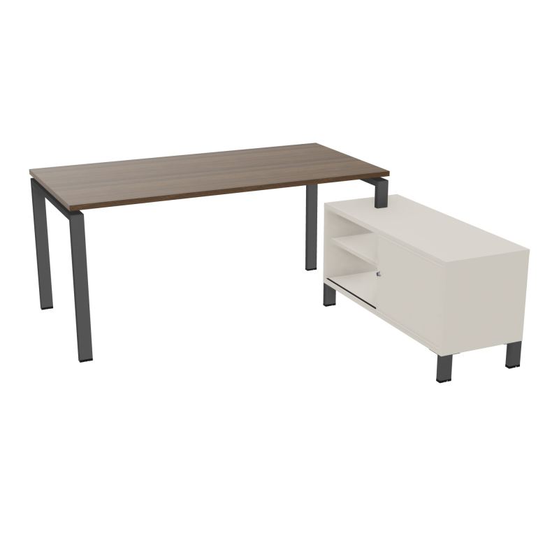 RIO BUREAU RECT. 178X168 PL 160X80 OBT + RET PORT A DROITE SIMPLE ACCES  N6 SC N5