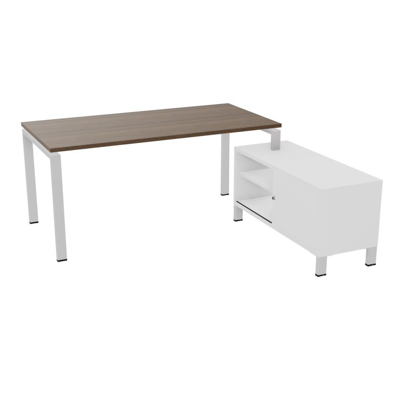 RIO BUREAU RECT. 178X168 PL 160X80 OBT + RET PORT A DROITE SIMPLE ACCES  N6 SD MG