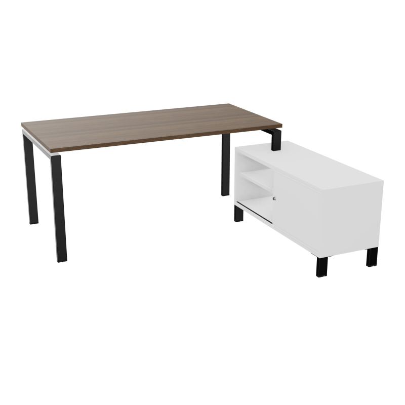 RIO BUREAU RECT. 178X168 PL 160X80 OBT + RET PORT A DROITE SIMPLE ACCES  N6 SG MG